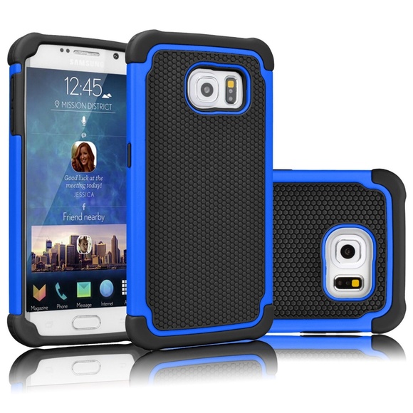 Accessories - Rubber Hard Case Cover for Samsung Galaxy S6 Edge